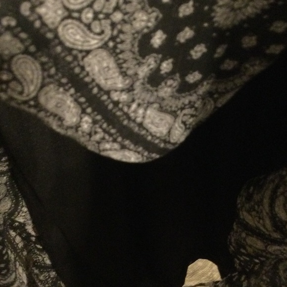 Black Paisley Summer Dress Size Large- Cloud❤️ Sky - Picture 4 of 7